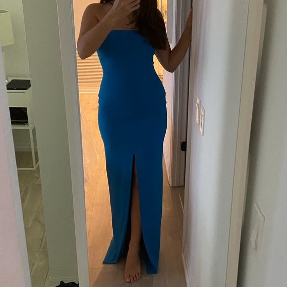 Bysha Maxi Dress in Cerulean Blue Size 2 - Picture 7 of 9